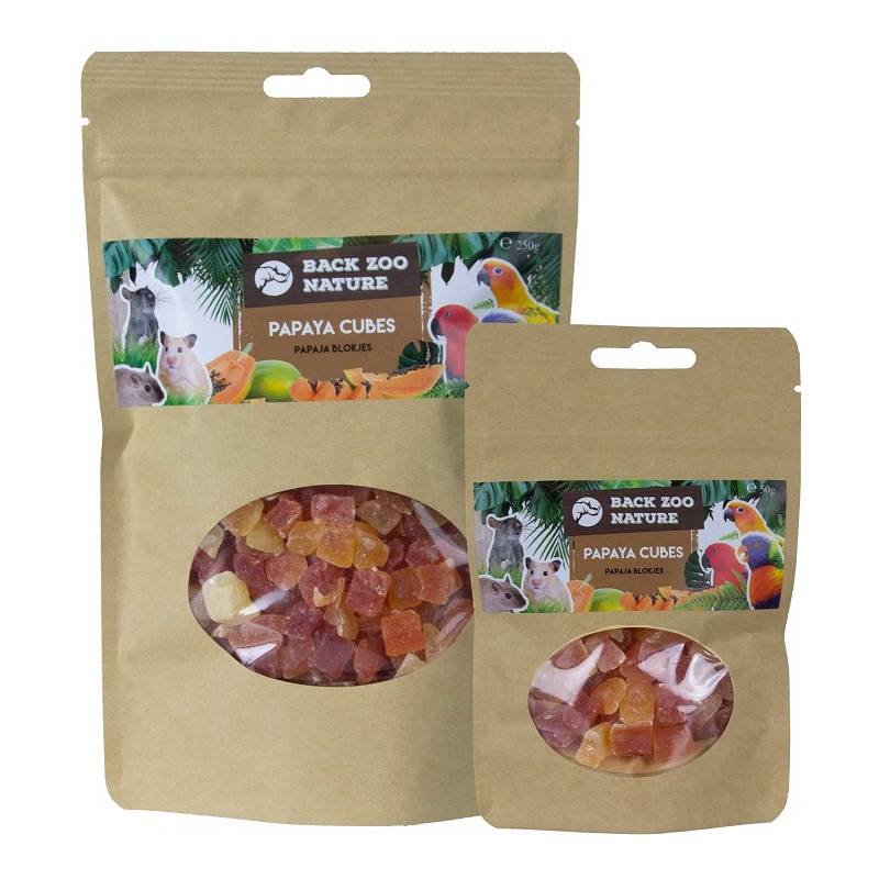 Back Zoo Nature Papaya Cubes 50g